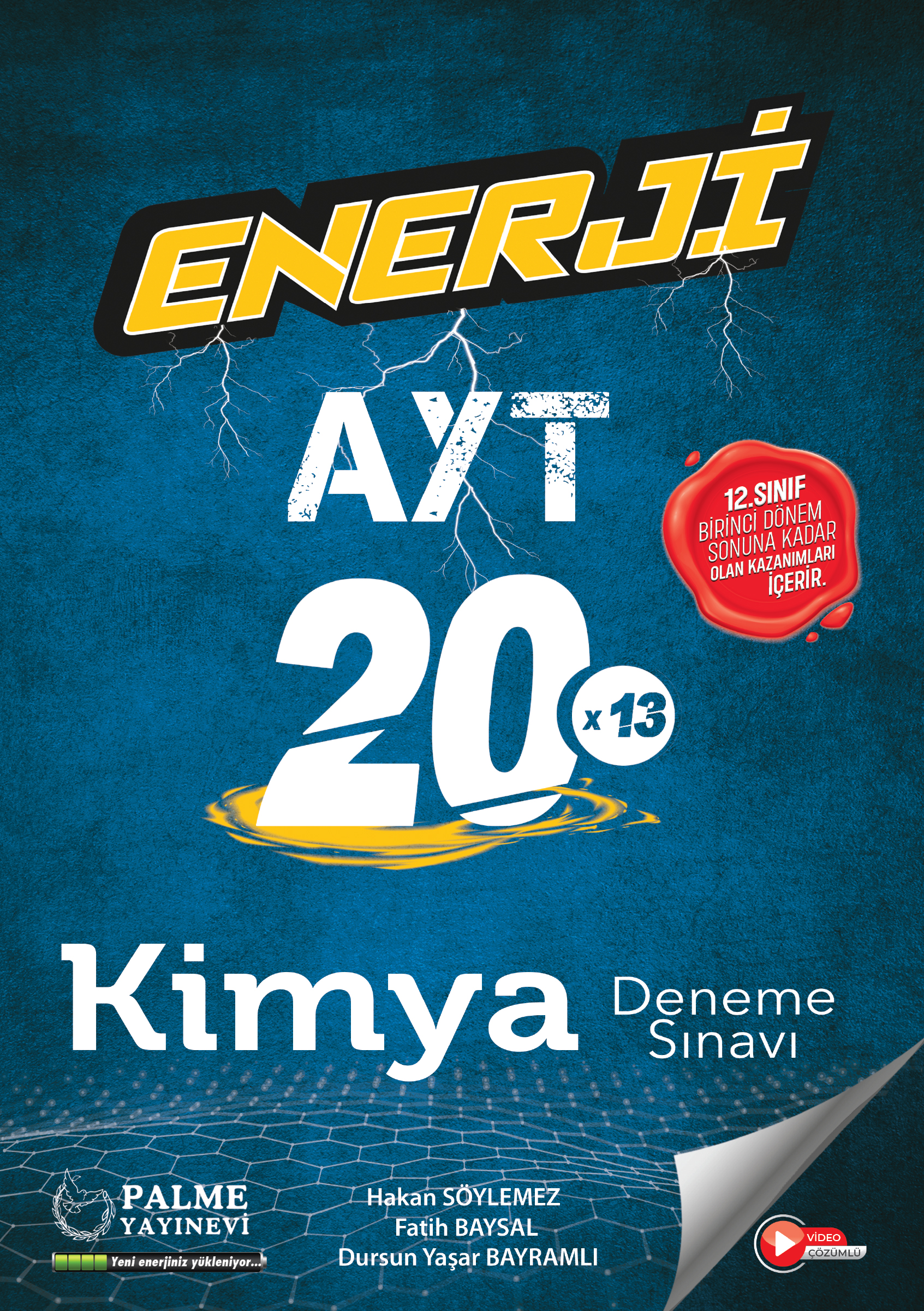 Enerji AYT Kimya 1. Dönem 20'li Deneme Sınavı kapak görseli